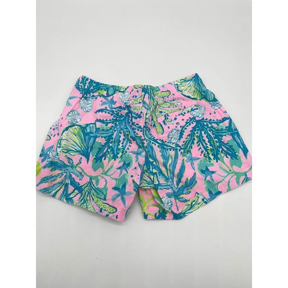 Lilly Pulitzer Beach Shorts w Pockets Unbelted Neon Colors Sz XXS